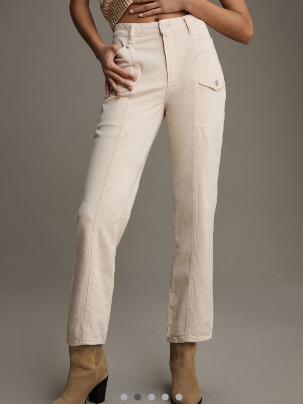 Paige- Alexis high rise, straight leg, cargo jeans (27)